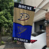 Ducks vs Blues House Divided Flag, NHL House Divided Flag 1 Ducks vs Blues House Divided Flag, NHL House Divided Flag