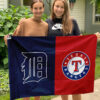 Tigers vs Rangers House Divided Flag, MLB House Divided Flag 2 Tigers vs Rangers House Divided Flag, MLB House Divided Flag
