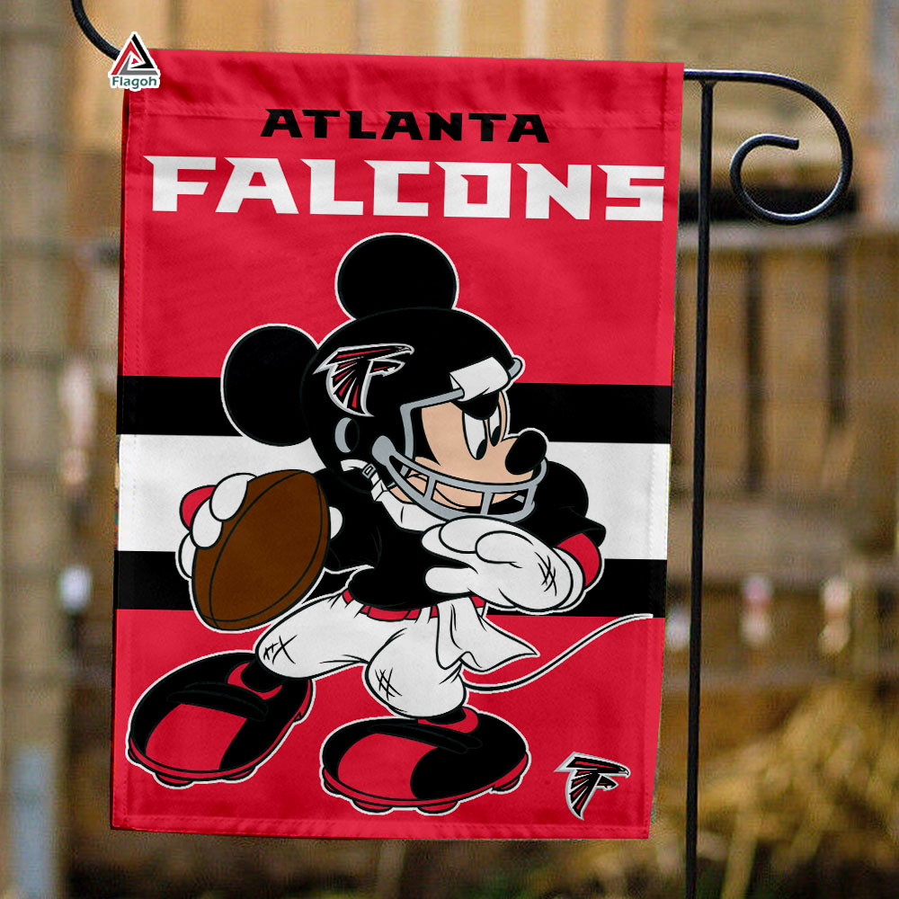 Atlanta Falcons x Mickey Football Flag, NFL Premium Flag Atlanta Falcons x Mickey Football Flag, NFL Premium Flag