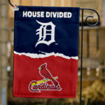 Tigers vs Cardinals House Divided Flag, MLB House Divided Flag