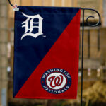 Tigers vs Nationals House Divided Flag, MLB House Divided Flag