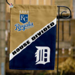 Royals vs Tigers House Divided Flag, MLB House Divided Flag