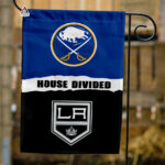 Sabres vs Kings House Divided Flag, NHL House Divided Flag