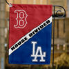 Red Sox vs Dodgers House Divided Flag, MLB House Divided Flag