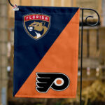 Panthers vs Flyers House Divided Flag, NHL House Divided Flag