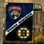 Panthers vs Bruins House Divided Flag, NHL House Divided Flag