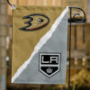 Ducks vs Kings House Divided Flag, NHL House Divided Flag