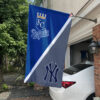 Royals vs Yankees House Divided Flag, MLB House Divided Flag