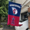 Guardians vs Angels House Divided Flag, MLB House Divided Flag