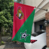 Senators vs Stars House Divided Flag, NHL House Divided Flag