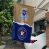 Royals vs Astros House Divided Flag, MLB House Divided Flag