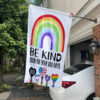 Be Kind Even On Your Bad Days Garden Flag, Human Kind Flag Gift for Families Friends