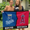 Royals vs Angels House Divided Flag, MLB House Divided Flag