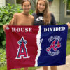Angels vs Braves House Divided Flag, MLB House Divided Flag