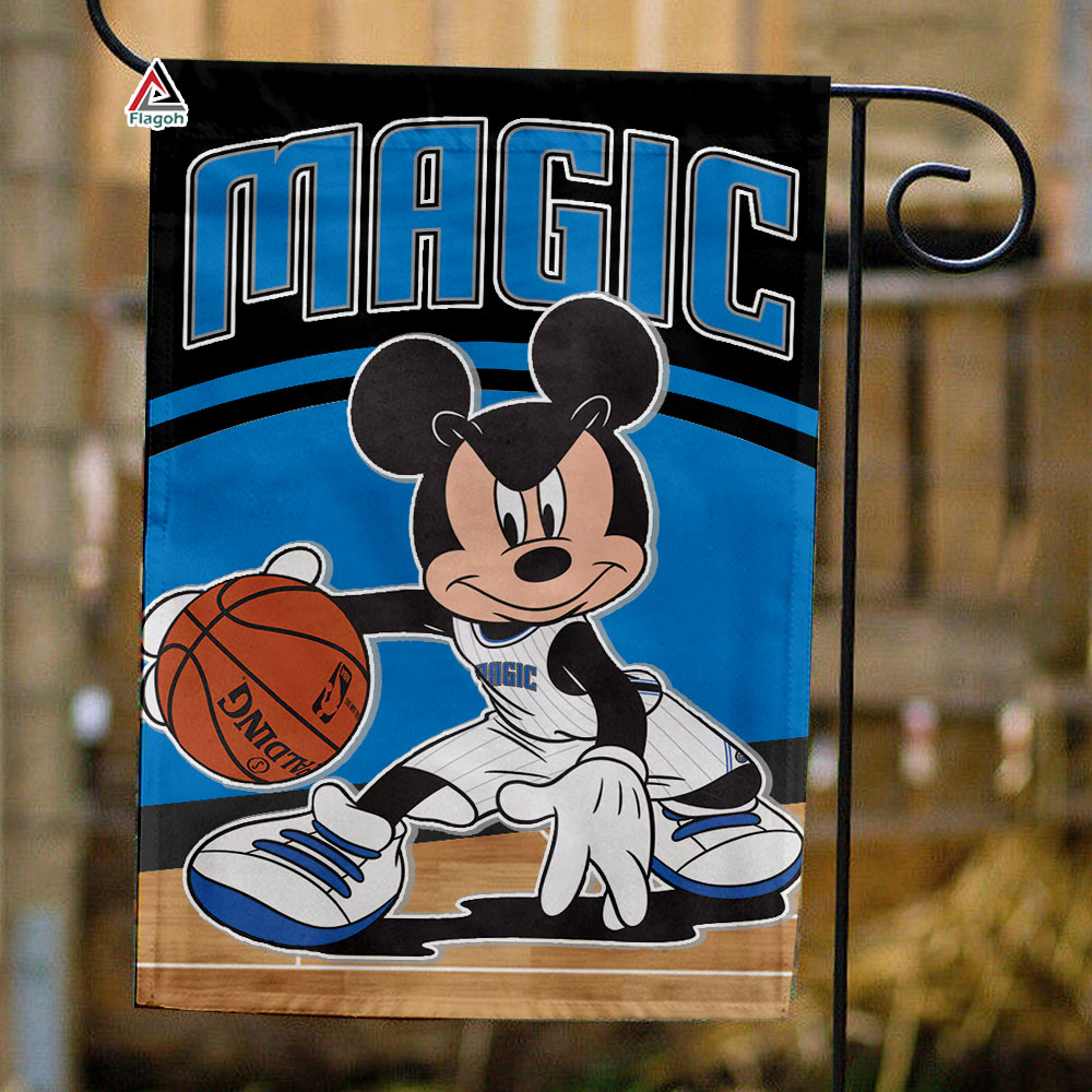 Orlando Magic x Mickey Basketball Flag, NBA Premium Flag Orlando Magic x Mickey Basketball Flag, NBA Premium Flag