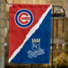 Cubs vs Royals House Divided Flag, MLB House Divided Flag