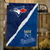 Jays vs Royals House Divided Flag, MLB House Divided Flag