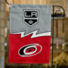Kings vs Hurricanes House Divided Flag, NHL House Divided Flag