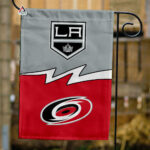 Kings vs Hurricanes House Divided Flag, NHL House Divided Flag