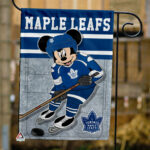Toronto Maple Leafs x Mickey Hockey Flag, Toronto Maple Leafs Flag, NHL Premium Flag