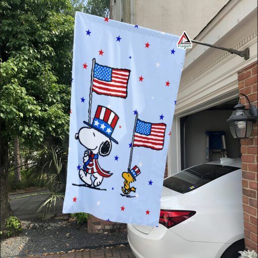 Happy Fourth of July Garden Flag, Happy Independence Day Flag