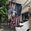 Patriotic Boston Terrier July 4th Garden Flag, American Terrier Dog Breed Freedom Day Flag 3 2 Terrier