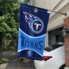 Tennessee Titans Football Team Flag, NFL Premium Two-sided Vertical Flag 2 Tennessee Titans Football Team Flag, NFL Premium Two-sided Vertical Flag
