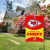 Kansas City Chiefs Football Team Flag, NFL Premium Two-sided Vertical Flag 2 3 Chiefs 01