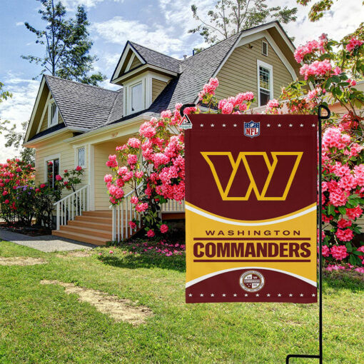 Washington Commanders Football Team Flag, NFL Premium Two-sided Vertical Flag