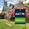 Seattle Seahawks Football Team Flag, NFL Premium Two-sided Vertical Flag 1 3 Seahawks 01
