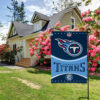 Tennessee Titans Football Team Flag, NFL Premium Two-sided Vertical Flag 1 Tennessee Titans Football Team Flag, NFL Premium Two-sided Vertical Flag