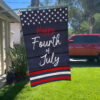 Patriotic 4th of July Garden Flag, Housewarming Gift, America Independence Day Flag 2 Patriotic 4th of July Garden Flag, Housewarming Gift, America Independence Day Flag