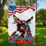 Donkey Patriotic Flag, Happy 4th July Flag, Donkey Independence Day Flag