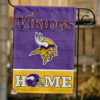 Minnesota Vikings Football Flag, Viktor the Viking Mascot Personalized Football Fan Welcome Flags, Custom Family Name NFL Decor