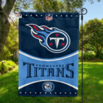 Tennessee Titans Football Team Flag, NFL Premium Two-sided Vertical Flag