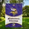 Minnesota Vikings Football Team Flag, NFL Premium Two-sided Vertical Flag