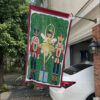 Christmas Nutcracker Garden Flag, Nutcracker Art Ballet Fairy Garden Flag, Xmas Winter Holiday Decor