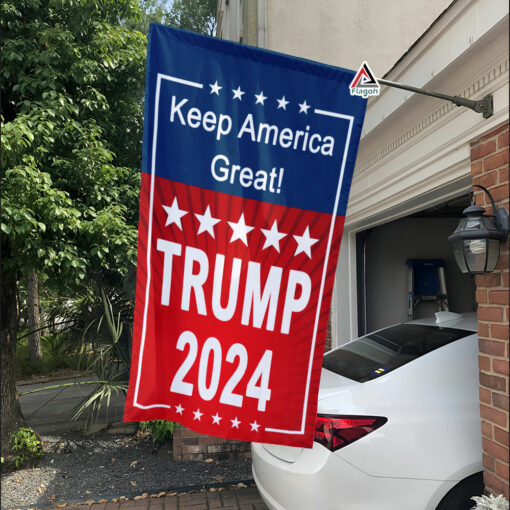 Keep America Great Flag, Political Flag, Support Donald Trump 2024