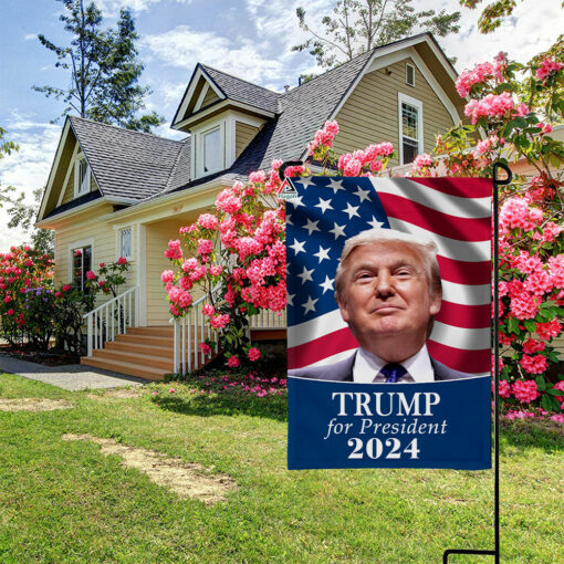 Trump For Presisdent 2024 Flag, Republican Supporters Yard Flag, American Political Campaign Flag Trump For Presisdent 2024 Flag, Republican Supporters Yard Flag, American Political Campaign Flag