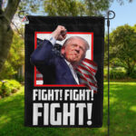 Trump Fight Fight Fight Flag, Trump 2024 Election House Flag, We Are With Trump Flag