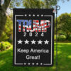 Trump 2024 Flag, Keep America Great Flag, Election US Flag