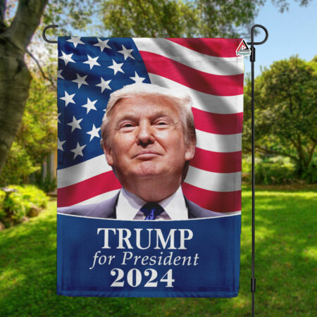 Trump For Presisdent 2024 Flag, Republican Supporters Yard Flag, American Political Campaign Flag