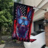 German Shepherd American Flag Garden Flag, July 4th American Flag, Dog Lover German Shepherd Independence Day Flag