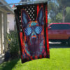 German Shepherd American Flag Garden Flag, July 4th American Flag, Dog Lover German Shepherd Independence Day Flag