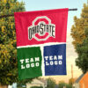 Ohiostate vs Custom Team House Divided Flag, Custom Game Day Flag