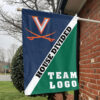 Cavaliers vs Custom Team House Divided Flag, Custom Split Flag 1 Cavaliers vs Custom Team House Divided Flag, Custom Split Flag