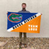 Gators vs Custom Team House Divided Flag, Custom Split Flag