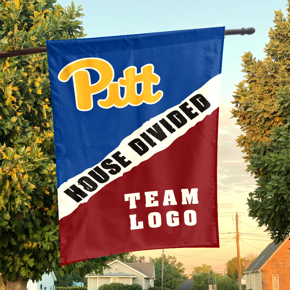 Panthers vs Custom Team House Divided Flag, Custom Rivalry Flag Panthers vs Custom Team House Divided Flag, Custom Rivalry Flag