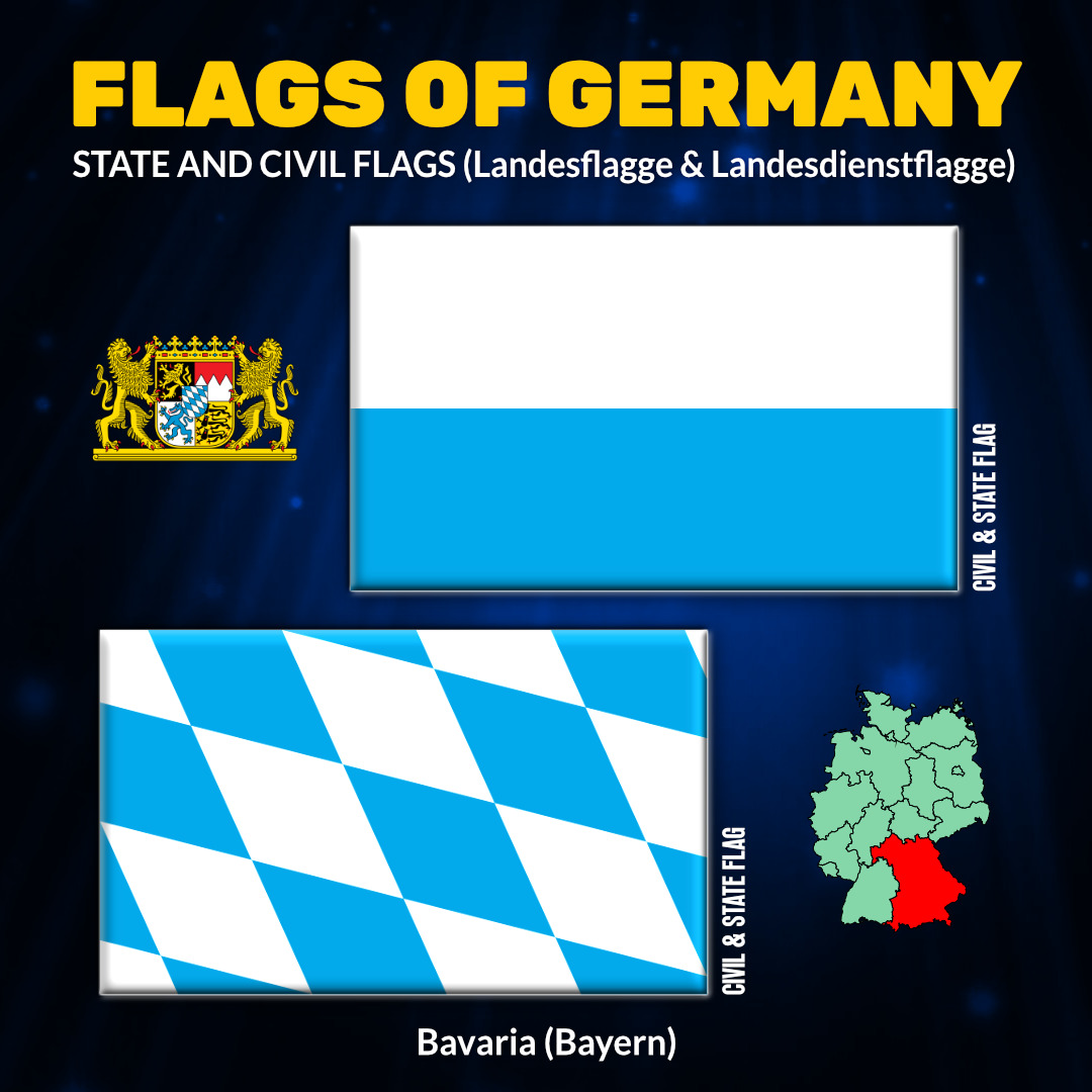 British Columbia Province Of Canada Flagsbook German State And Civil Flags Bavaria Bayern 