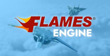 Store Flames Simulation Framework - Download Modern Nature Illustration | 8K